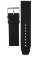 Horlogeband Mondaine BM20068 Rubber Zwart 24mm