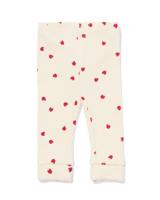 HEMA Newborn meegroeilegging rib aardbeien ecru (ecru)