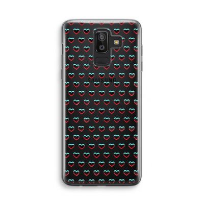 Hartjes: Samsung Galaxy J8 (2018) Transparant Hoesje