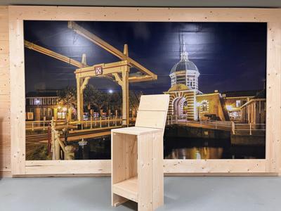Luxe Steigerhouten Barkruk - Comfortabel Met Rugleuning (2 stuks)