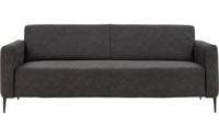 Goossens Bank Key West antraciet, micro leer, 3-zits, modern design