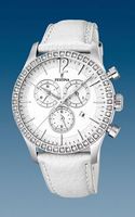 Horlogeband Festina F16590-1 Leder Wit 21mm