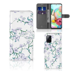 Samsung Galaxy A71 Uniek Hoesje Blossom White