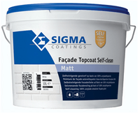 sigma facade topcoat selfclean matt lichte kleur 10 ltr