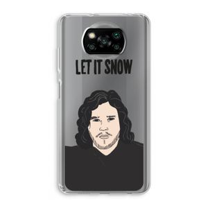 Let It Snow: Xiaomi Poco X3 NFC Transparant Hoesje