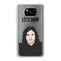 Let It Snow: Xiaomi Poco X3 NFC Transparant Hoesje