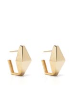 Aliita boucles d'oreilles Deco Rombo en or 9ct