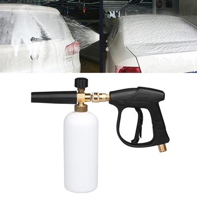 Hoge druk Autowassen schuim pistool zeep Schuimer Generator water sproeier Gun buitendraad: 18 x 1 5