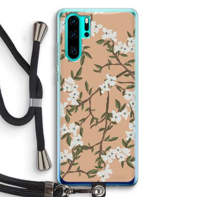 Blossoming spring: Huawei P30 Pro Transparant Hoesje met koord