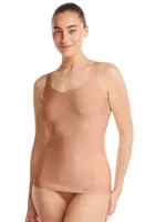 31614 Secrets dames hemd V-hals - 2-way - Naadloos dames onderhemd - Invisibile - L - Top - Singlet - L - L - L