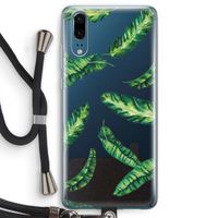 Lange bladeren: Huawei P20 Transparant Hoesje met koord