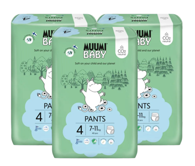 Moomin Baby Ecologische Luierbroekjes 4 Maxi Voordeelverpakking