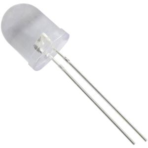 TRU COMPONENTS 1573759 Bedrade LED Geel Rond 10 mm 1800 mcd 25 ° 20 mA 2.1 V