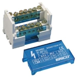 BD-80-100AL  - Power distribution block 2-p screw clamp BD-80-100AL