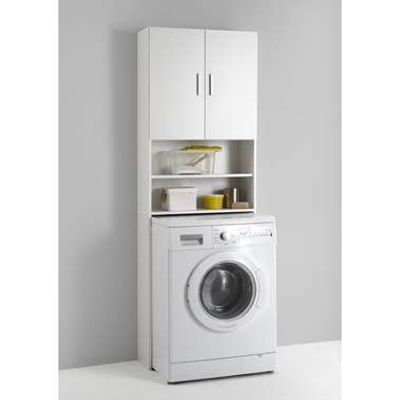 Wasmachinekast Olbia - wit - Leen Bakker
