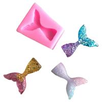 10 stuks fondant zeemeermin Fishtail siliconen mal bakken tools chocolade taart versieren schimmel