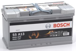 Bosch Silver auto accu S5A13 - 95Ah - 850A - aangepast voor voertuigen met start-stopsysteem S5A13
