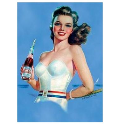 Pepsi-Cola Vrouw Magneet Pepsi-Cola Vrouw Magneet