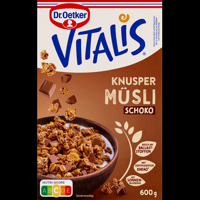Dr. Oetker Vitalis krokante muesli choco 600gr bij Jumbo