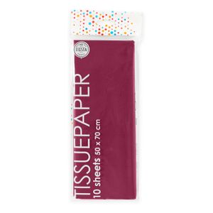 Globos Tissuepapier 10 vellen bordeaux, 50x70cm