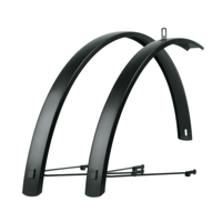 SKS bleumels edge al 46mm aluminium spatbord set, zwart