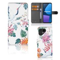 Fairphone 5 | Telefoonhoesje | Met pasjeshouder | Bird Flowers