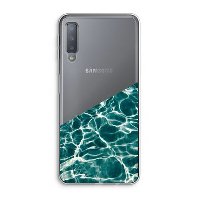 Weerkaatsing water: Samsung Galaxy A7 (2018) Transparant Hoesje