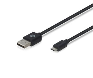 HP 2UX13AA USB-kabel USB 2.0 1 m USB A Micro-USB A Zwart