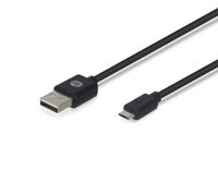 HP 2UX13AA USB-kabel USB 2.0 1 m USB A Micro-USB A Zwart - thumbnail