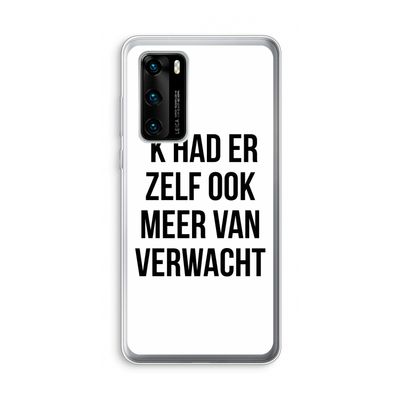 Meer verwacht: Huawei P40 Transparant Hoesje