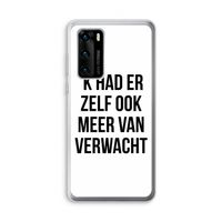Meer verwacht: Huawei P40 Transparant Hoesje