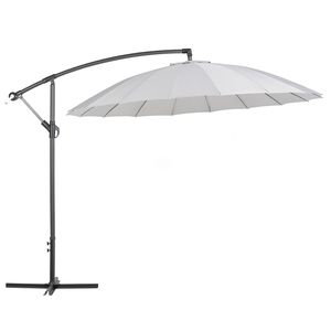 Beliani CALABRIA - Cantilever parasol-Grijs-Polyester