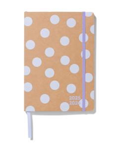 HEMA Schoolagenda 25-26 21x15cm Karton Stippen