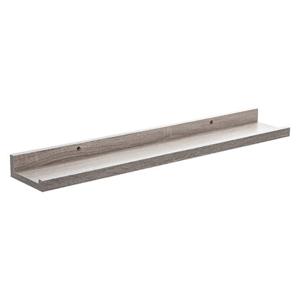 Foto wandplank Fixy - beige - eiken hout look - 58 x 10 x 4 cm