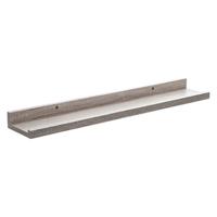 Foto wandplank Fixy - beige - eiken hout look - 58 x 10 x 4 cm