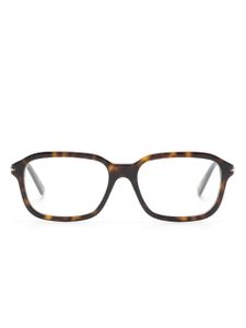 Gucci Eyewear lunettes de vue à monture rectangulaire - Marron