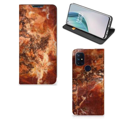OnePlus Nord N10 5G | Standcase | Marmer Bruin