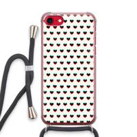 Hartjes: iPhone SE 2020 Transparant Hoesje met koord