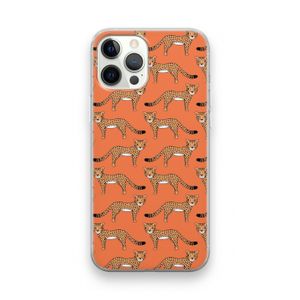 Cheetah: iPhone 12 Pro Transparant Hoesje