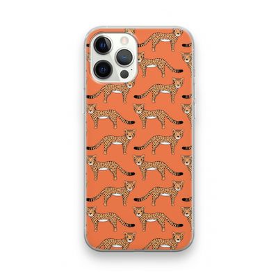 Cheetah: iPhone 12 Pro Transparant Hoesje