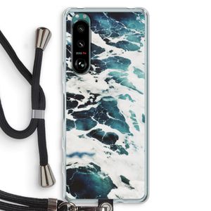 Golven: Sony Xperia 5 III Transparant Hoesje met koord
