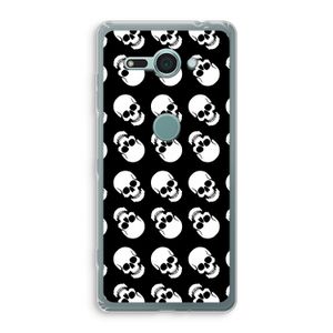 Musketon Skulls: Sony Xperia XZ2 Compact Transparant Hoesje