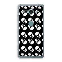 Musketon Skulls: Sony Xperia XZ2 Compact Transparant Hoesje - thumbnail