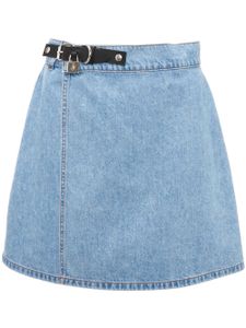 JW Anderson minijupe en jean à ornements - Bleu