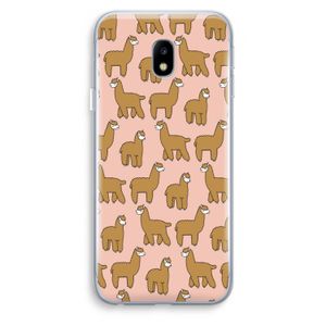 Alpacas: Samsung Galaxy J3 (2017) Transparant Hoesje