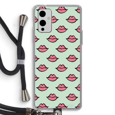 Lipjes: OnePlus 9 Transparant Hoesje met koord