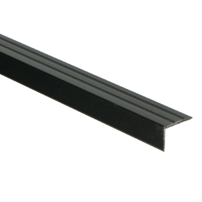 Hoeklijnprofiel zelfklevend 17mm Matzwart - 300 cm