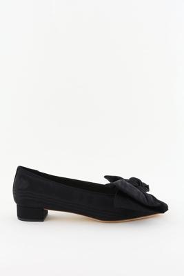 Loeffler Randall ballerina&apos;s Noa Bow NOA-MO-BLACK black
