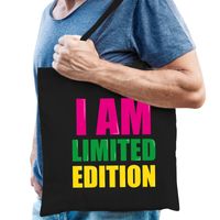 I am limited edition cadeau tas zwart voor heren