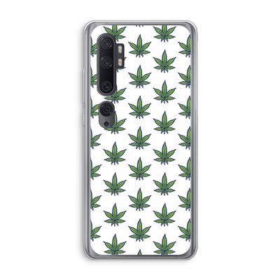 Weed: Xiaomi Mi Note 10 Pro Transparant Hoesje
